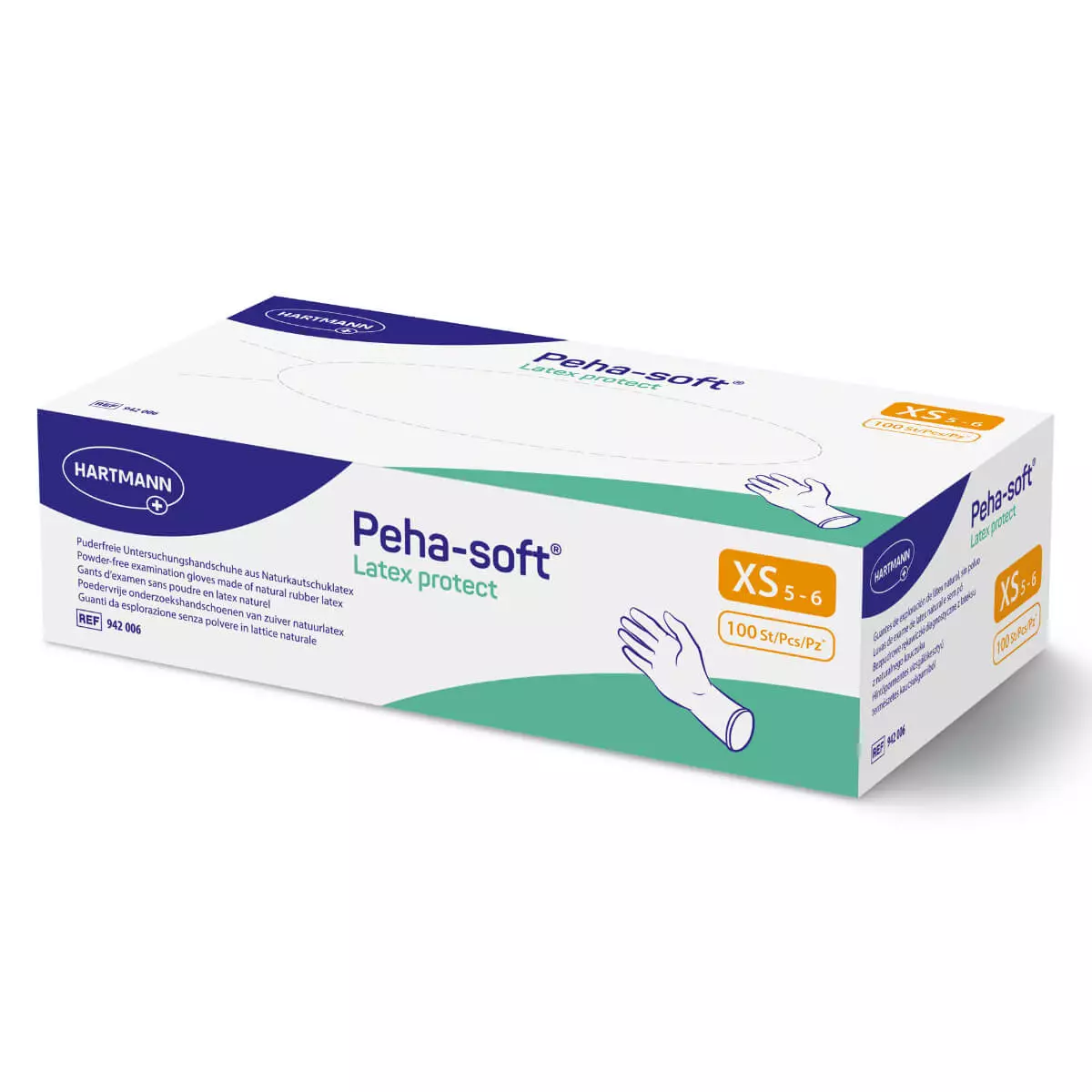  Gants d’examen Peha-soft Latex protect