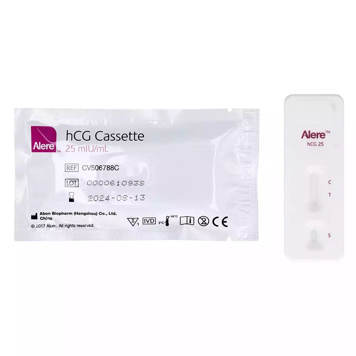  Cassettes de test Clearview hCG (25 mIE/ml)