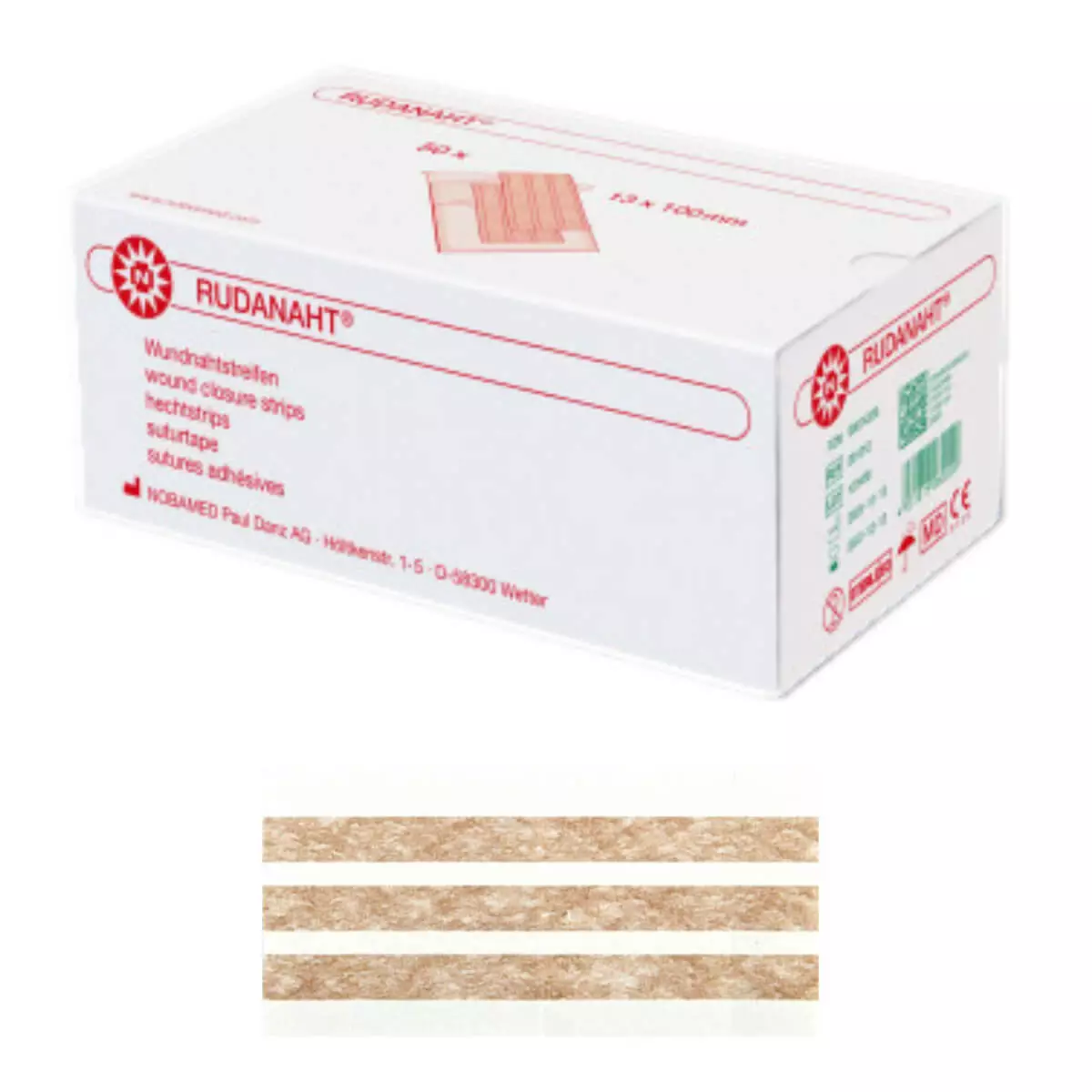 Sutures adhésives stériles RUDANAHT