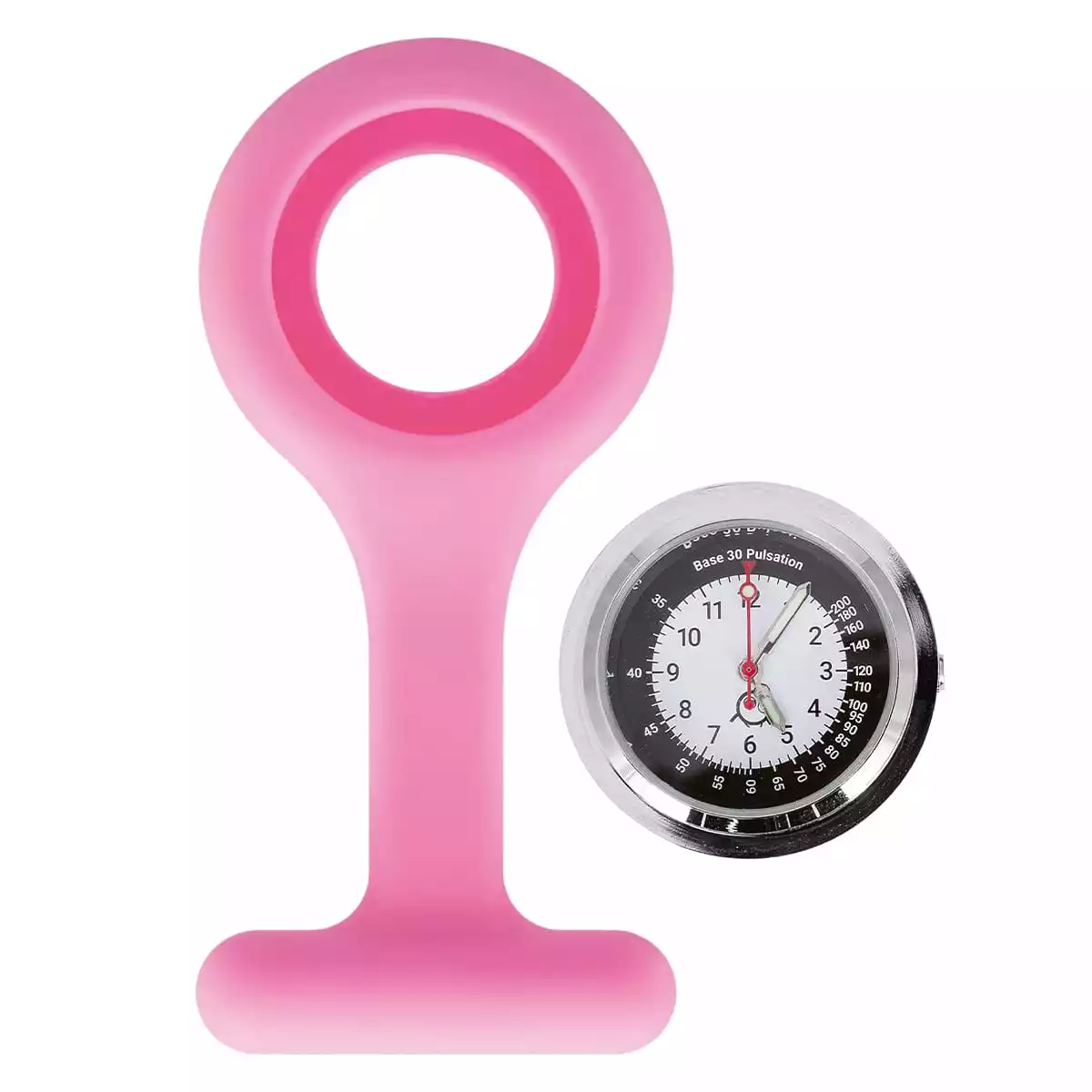 Montre infirmière en silicone avec clip « Tic » Montre infirmière en silicone avec clip « Tic »