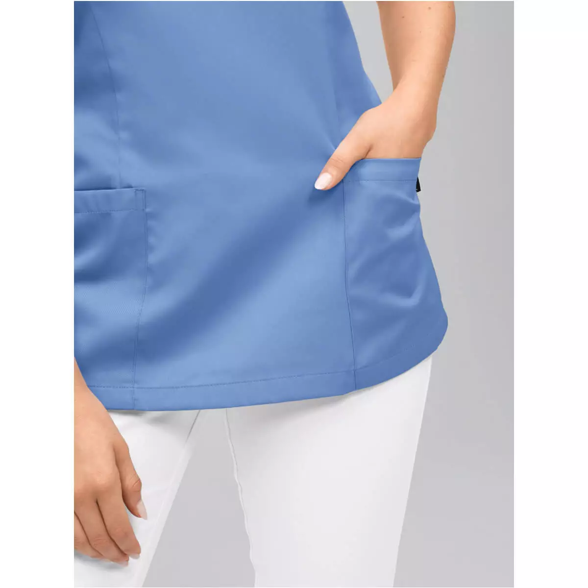  Tunique médicale à col V pour femme Roma