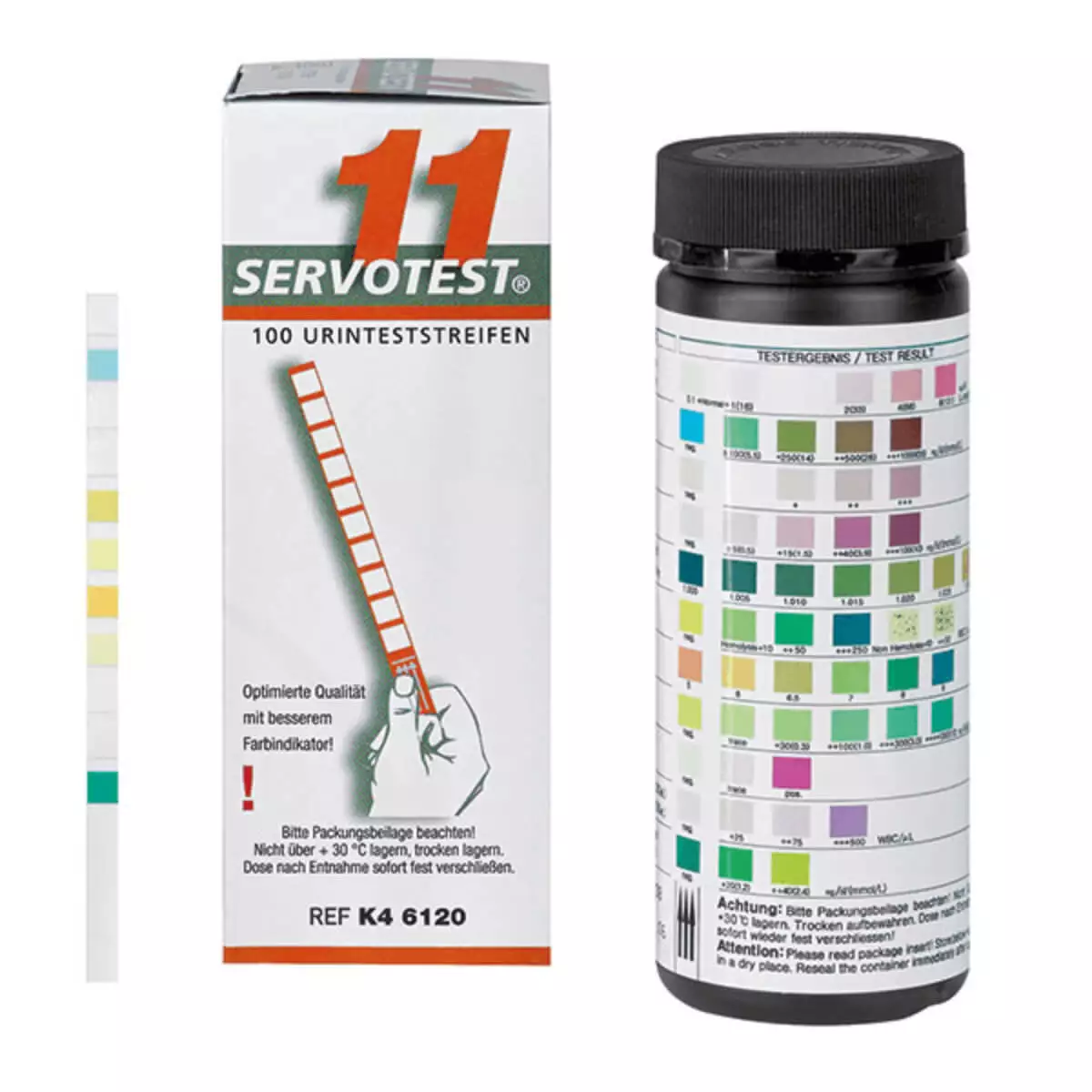 Bandelettes de test urinaire SERVOTEST Bandelettes de test urinaire SERVOTEST