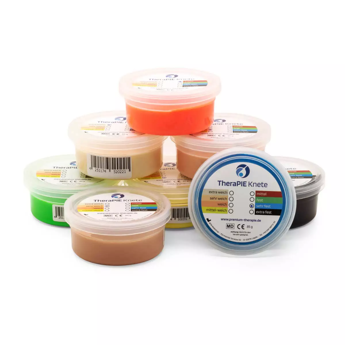  Pâte à modeler thérapeutique colorée TheraPIE