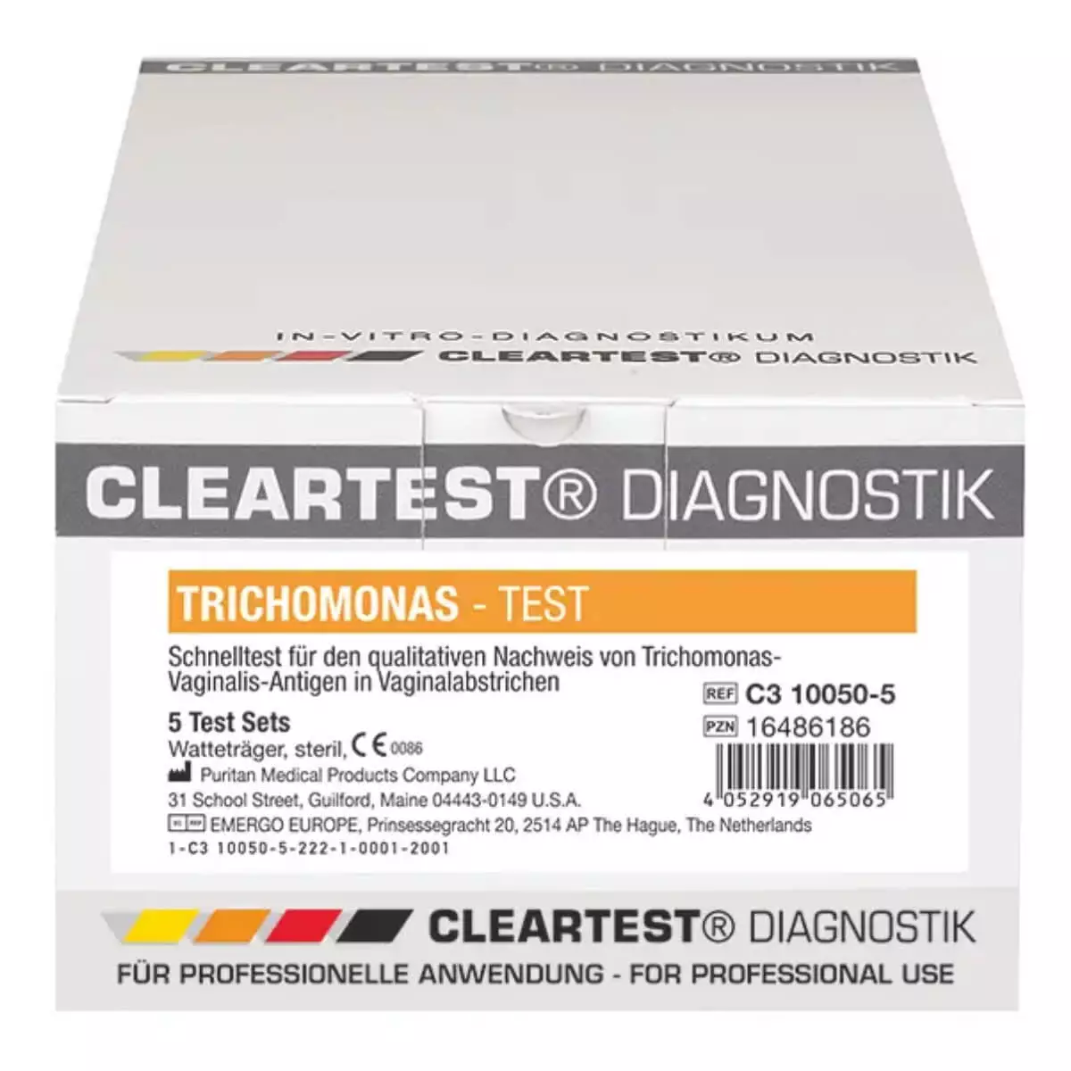  Cassette de test rapide de Trichomonas Cleartest