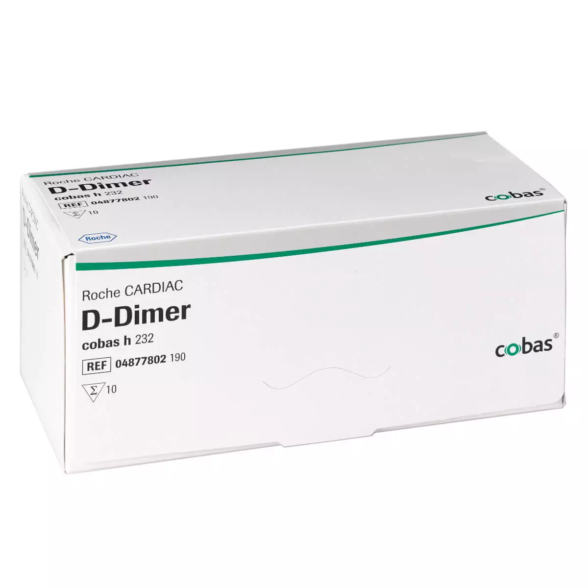  Bandelettes de test CARDIAC D-Dimer pour cobas h 232
