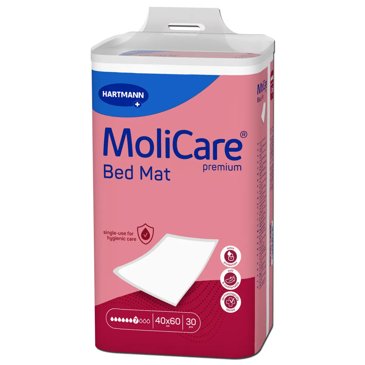  Protège-matelas MoliCare Premium Bed Mat – absorption 7 gouttes