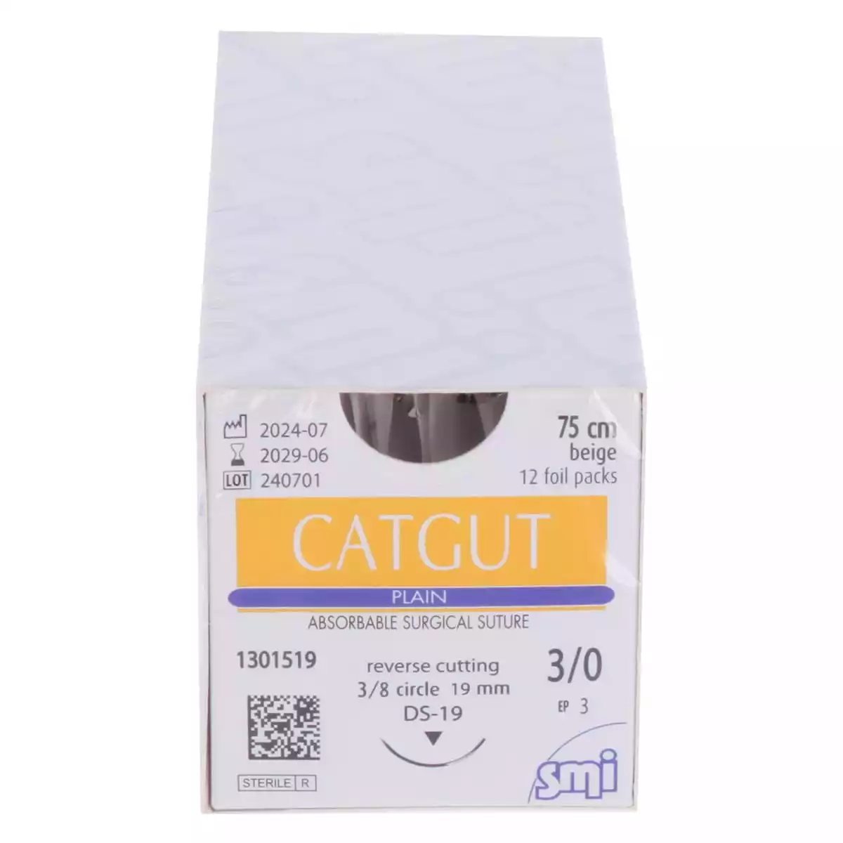 Fil de suture Catgut Plain pour chirurgie vétérinaire Fil de suture Catgut Plain pour chirurgie vétérinaire