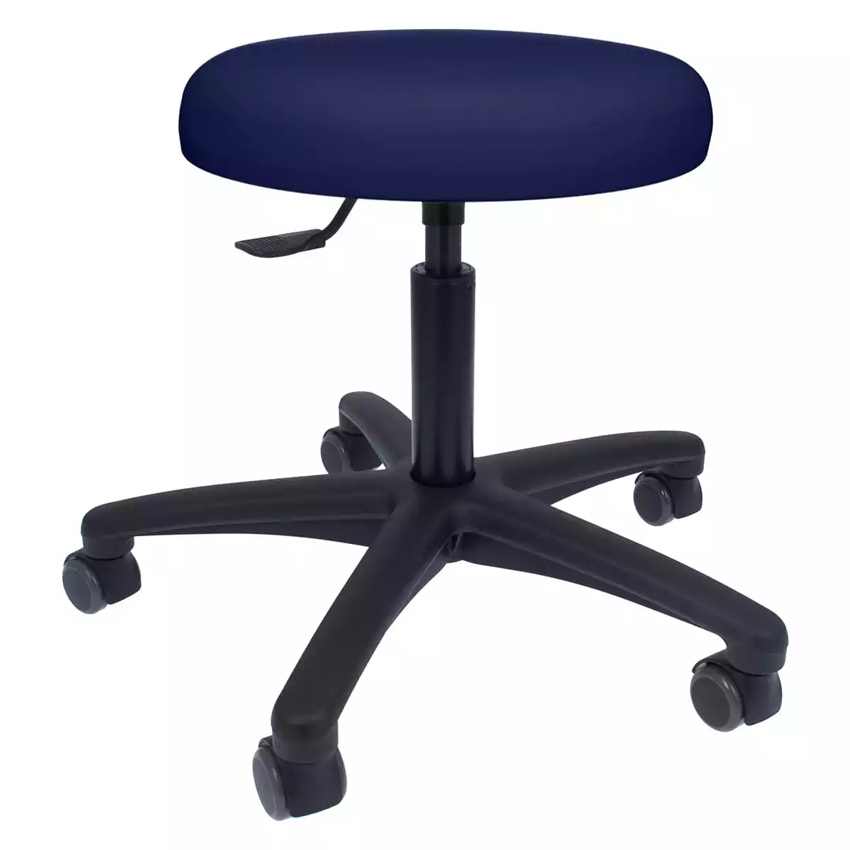 Tabouret roulant pivotant avec piétement en plastique Tabouret roulant pivotant avec piétement en plastique