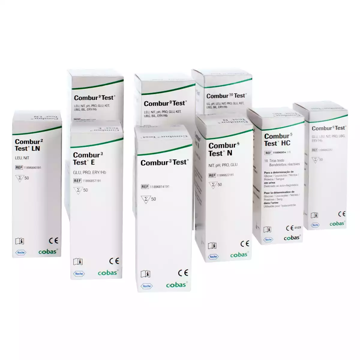  Bandelettes de test urinaire Combur