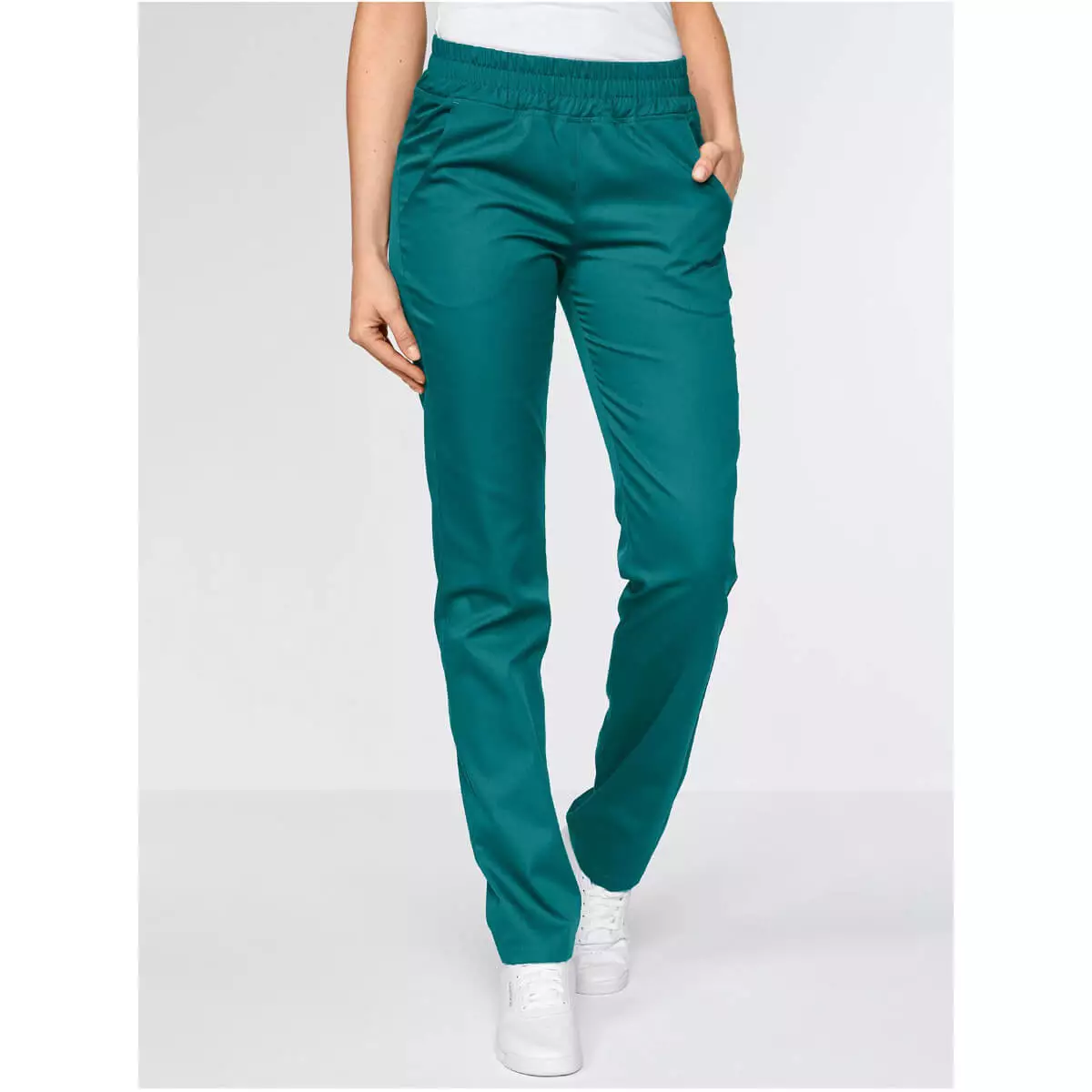  Pantalon à taille élastique pour femme Napoli
