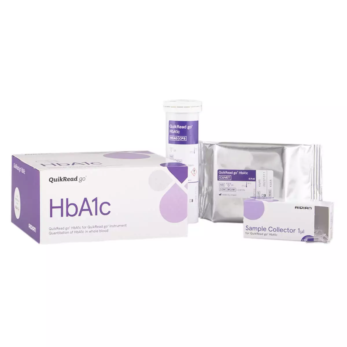 Kit de test QuikRead go HbA1c