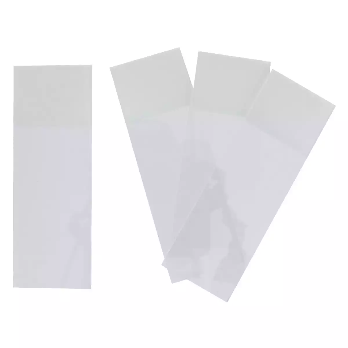  Lames porte-objets avec & sans zone d’inscription