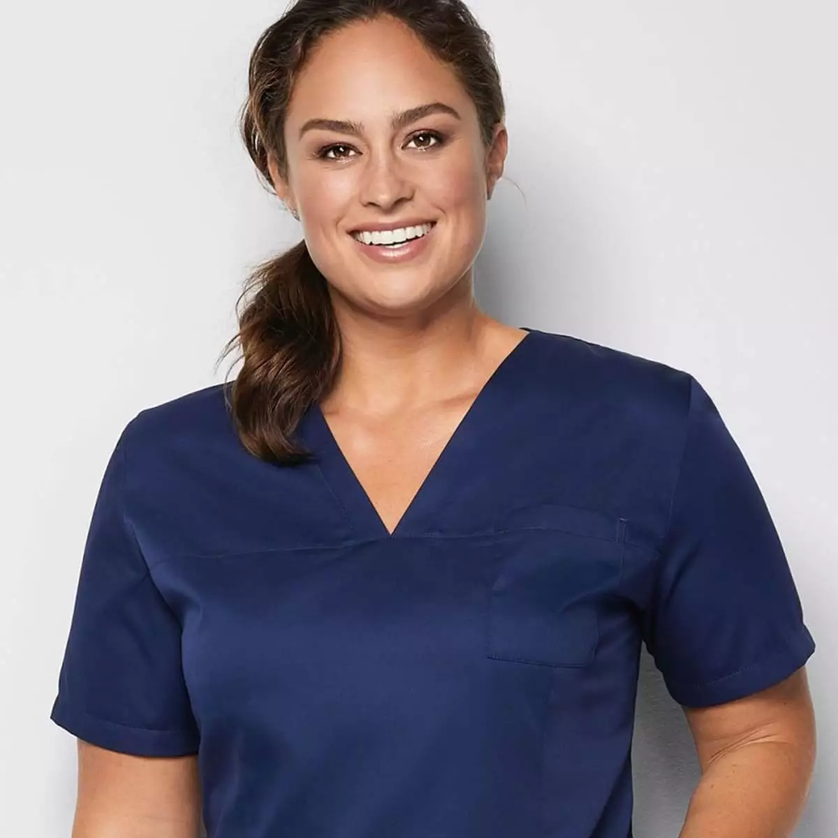  Tunique médicale à col V pour femme Roma