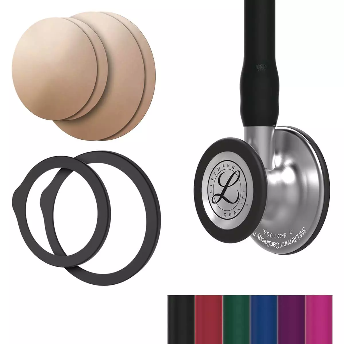  Kit économique : Stéthoscope Littmann Cardiology IV + Membrane en cuivre « Drums »