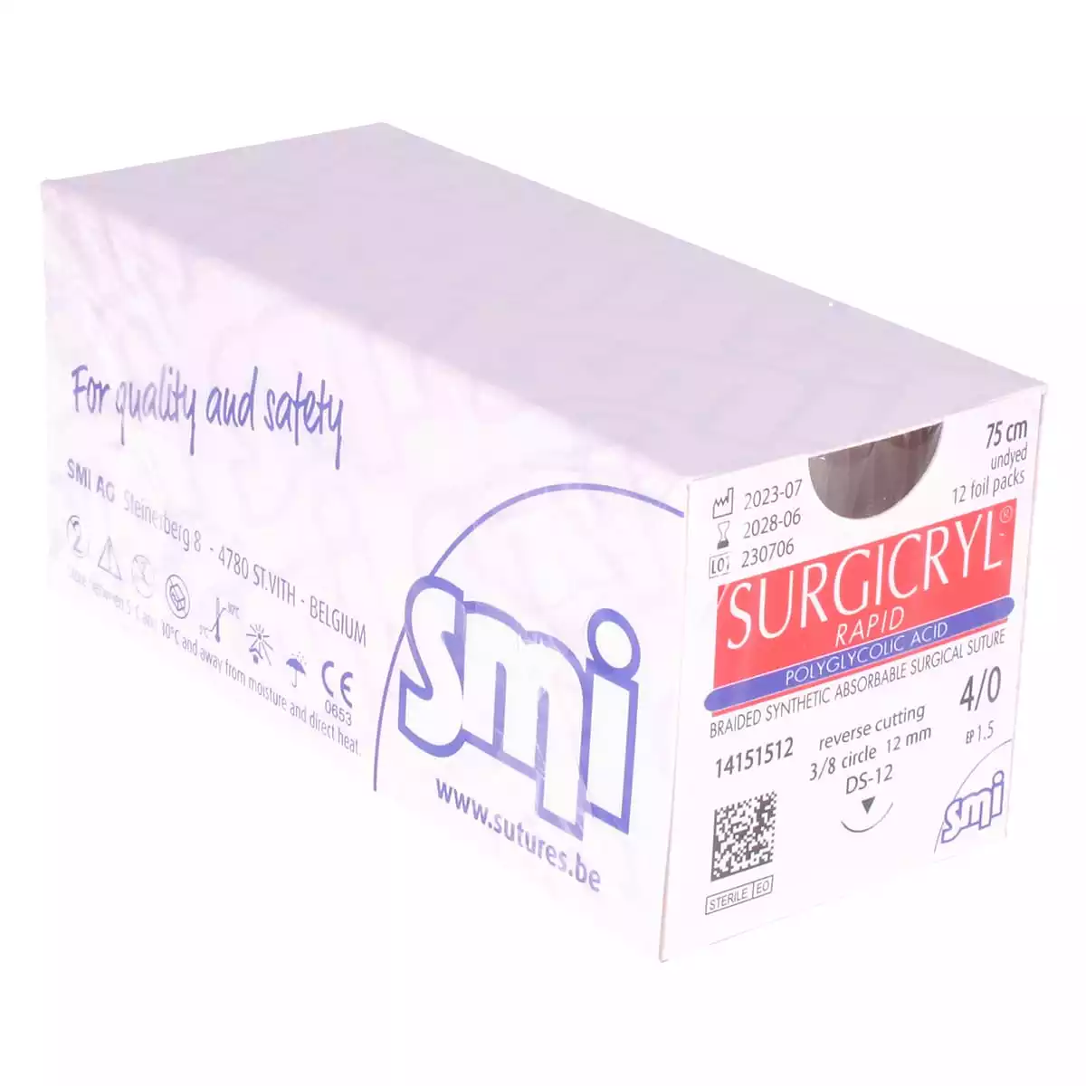  Matériel de suture Surgicryl Rapid