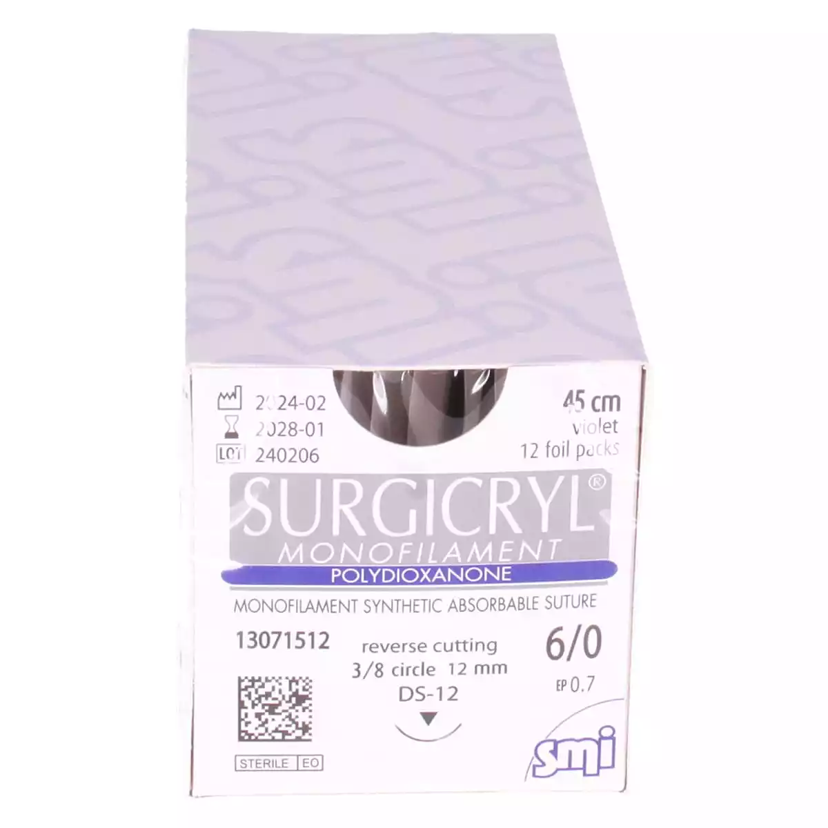  Matériel de suture monofilament Surgicryl