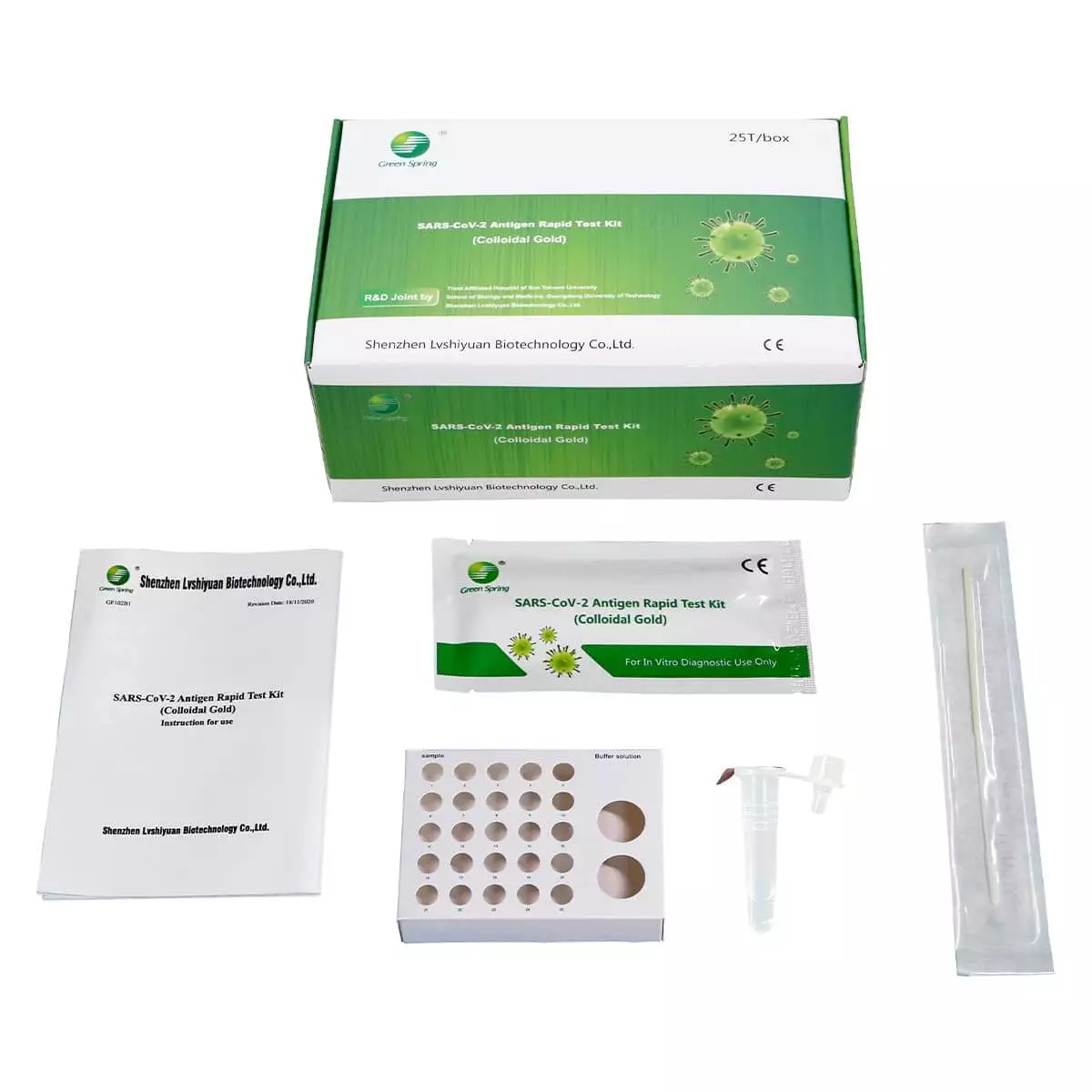 Kit de tests antigéniques Green Spring SARS-CoV-2