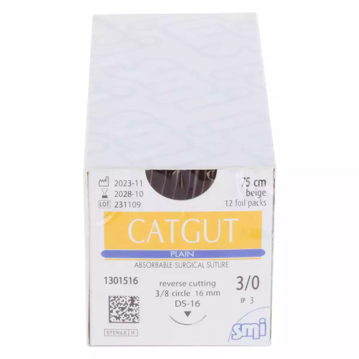 Fil de suture Catgut Plain pour chirurgie vétérinaire Fil de suture Catgut Plain pour chirurgie vétérinaire
