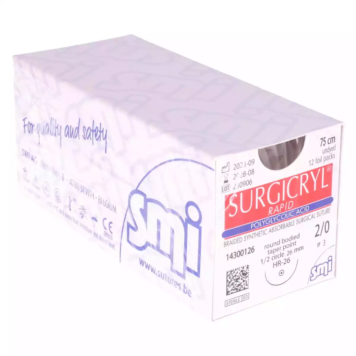  Matériel de suture Surgicryl Rapid