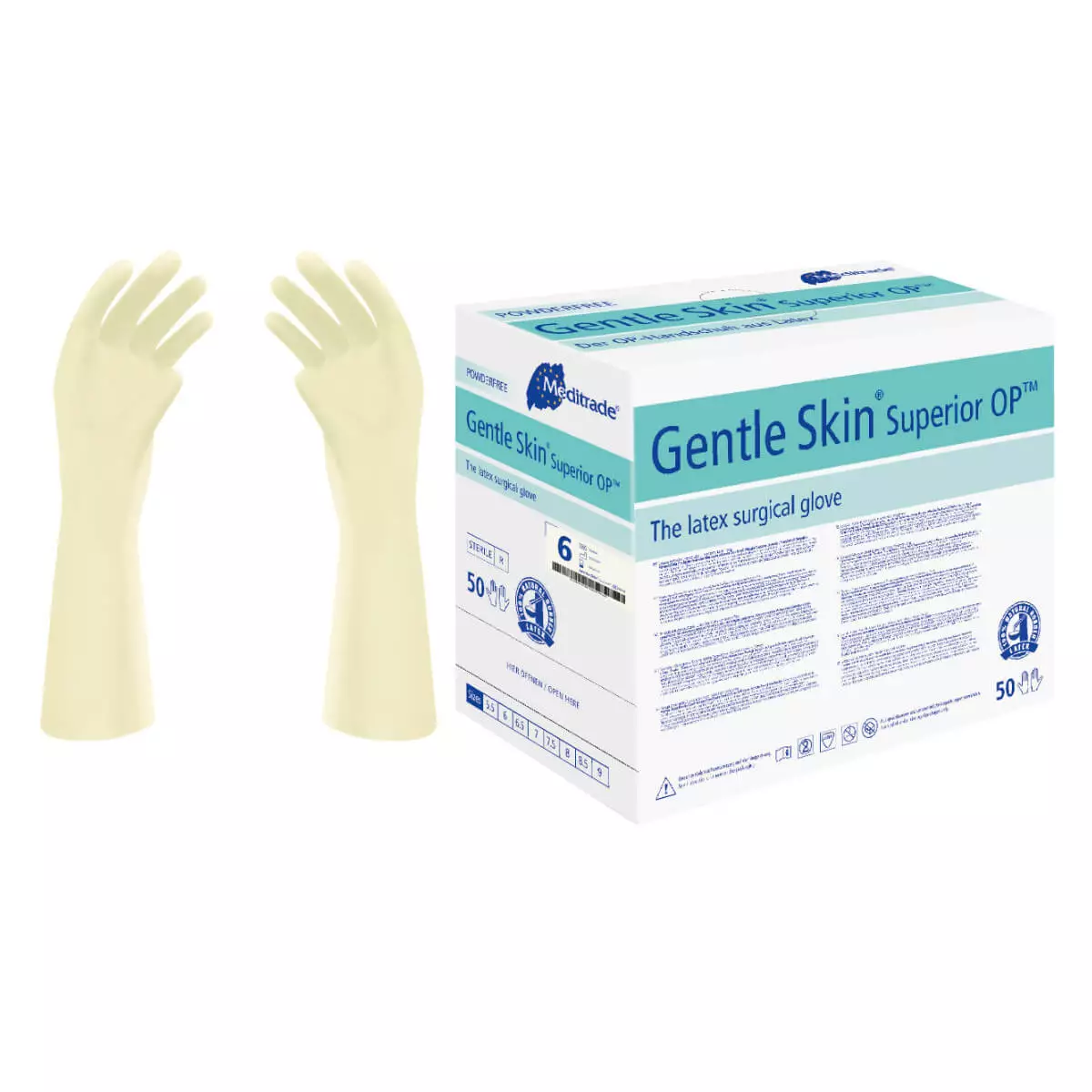  Gants chirurgicaux Gentle Skin Superior