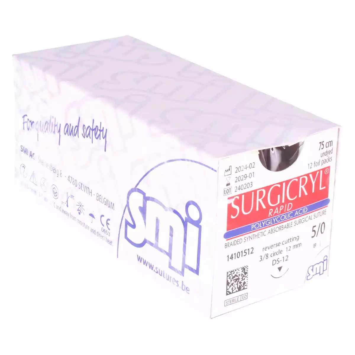  Matériel de suture Surgicryl Rapid