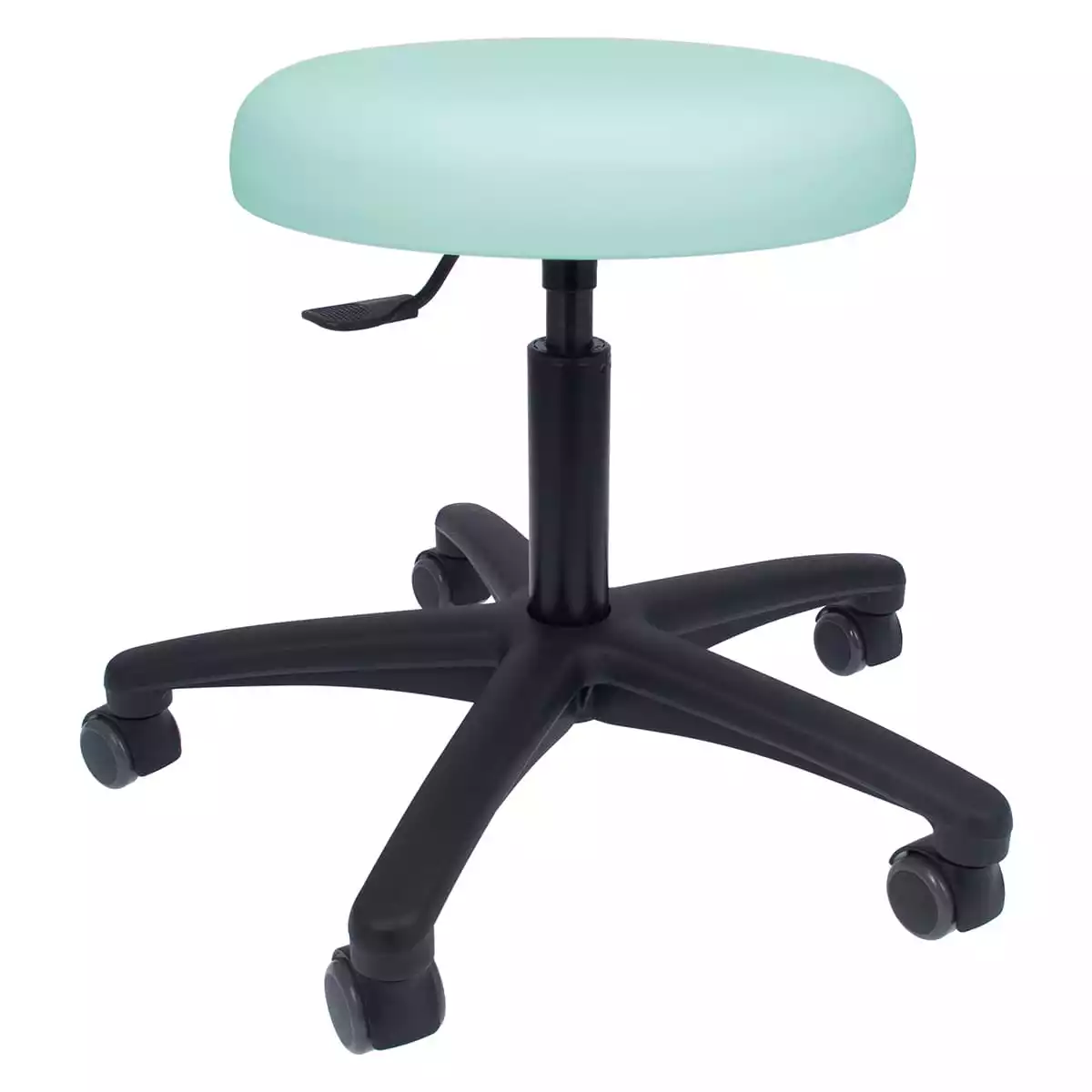 Tabouret roulant pivotant avec piétement en plastique Tabouret roulant pivotant avec piétement en plastique