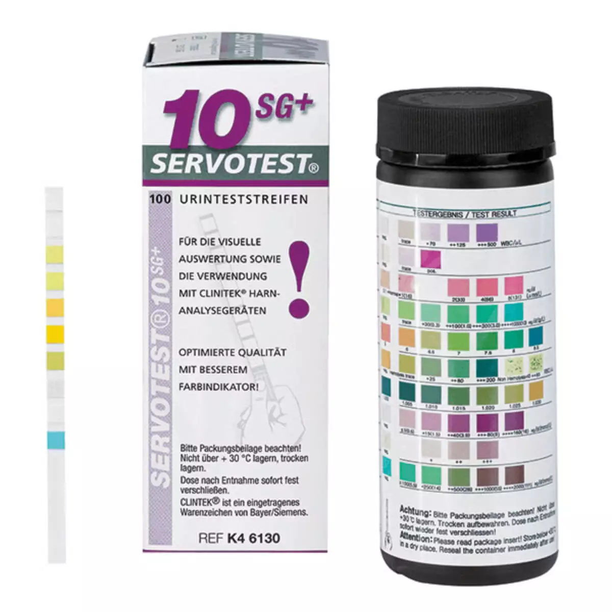  Bandelettes de test urinaire SERVOTEST