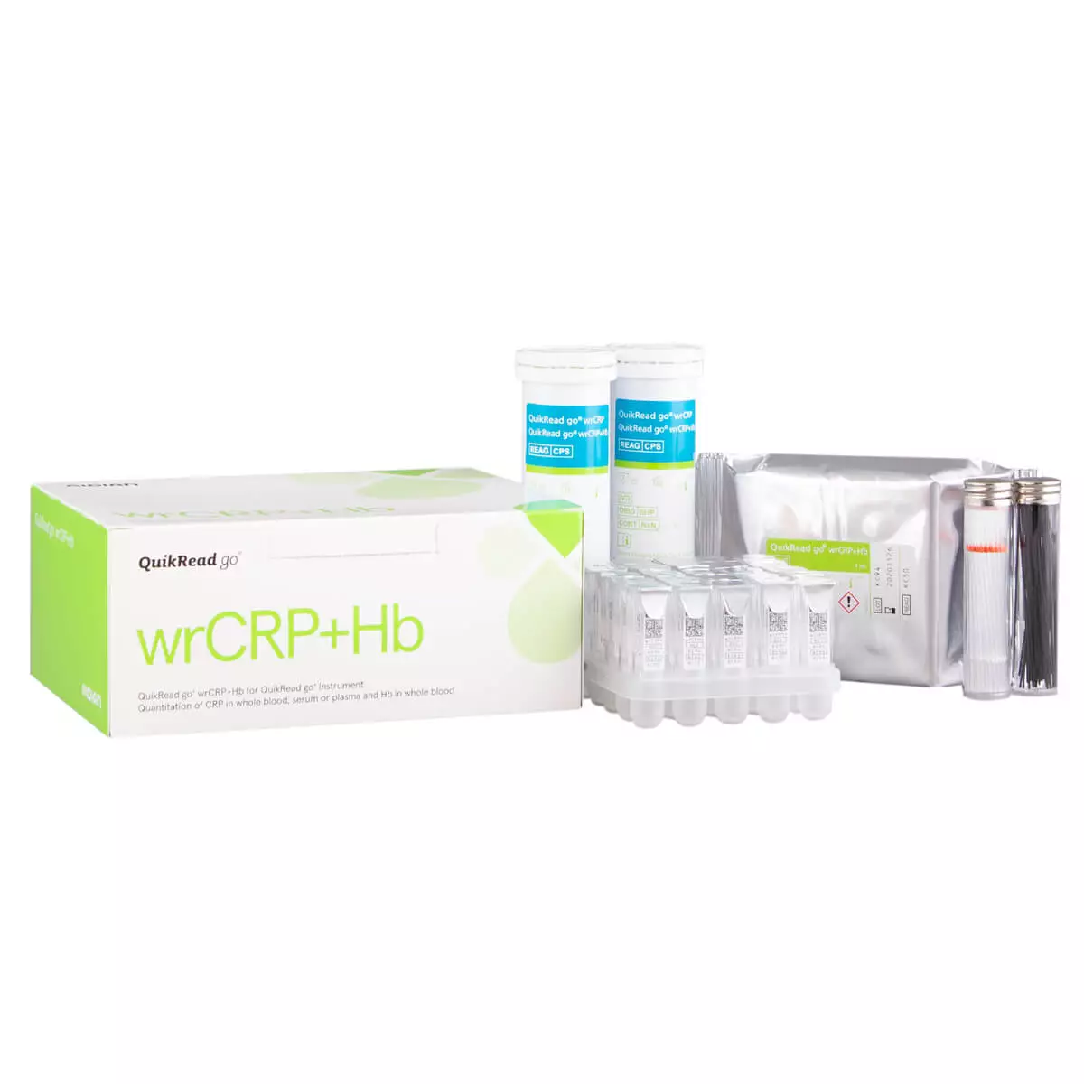 Kit de test QuikRead go wrCRP+Hb Kit de test QuikRead go wrCRP+Hb