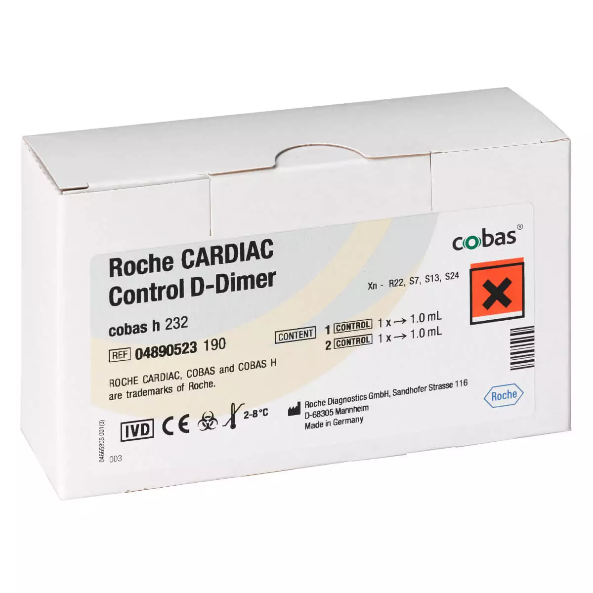  Solutions de contrôle CARDIAC Control pour cobas h 232