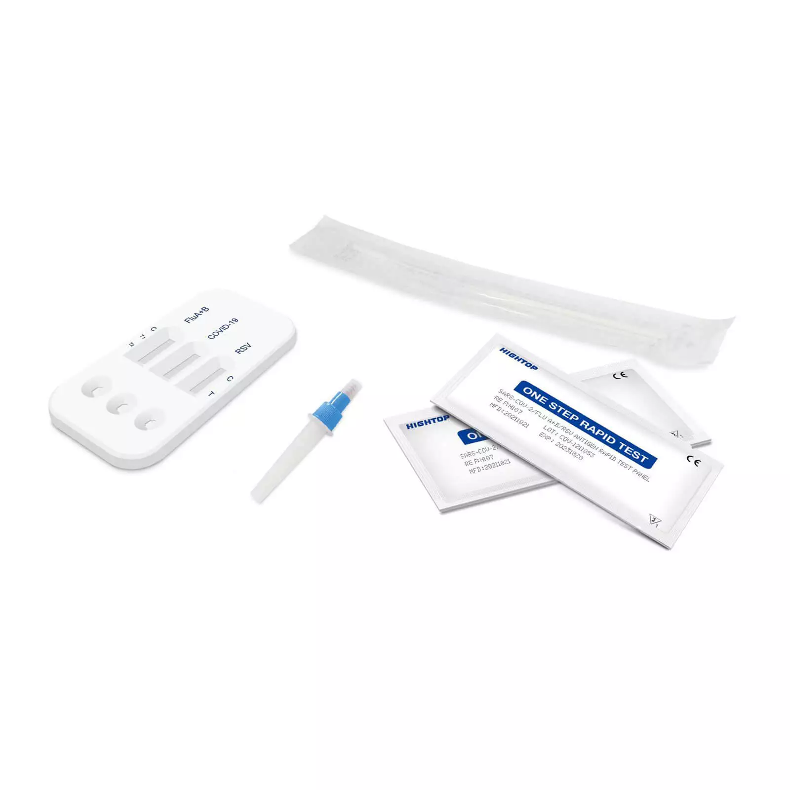  Test rapide antigènes 4-en-1 VRS & Influenza A/B + Corona