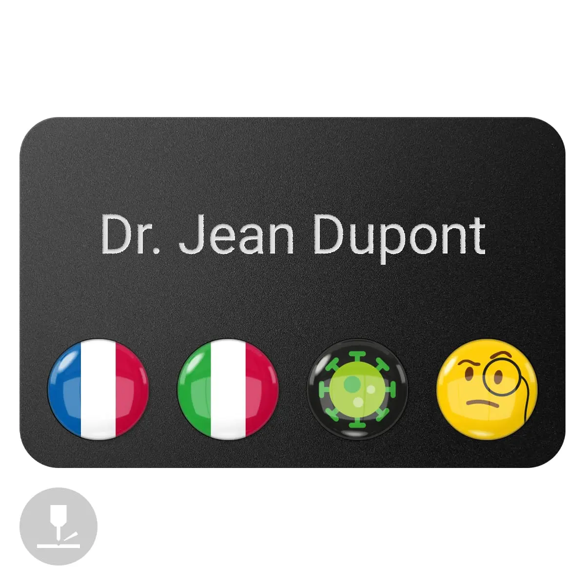 Badge porte-nom magnétique « DocTag » Badge porte-nom magnétique « DocTag »