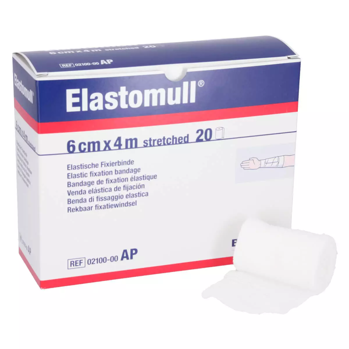  Bandage de fixation élastique Elastomull