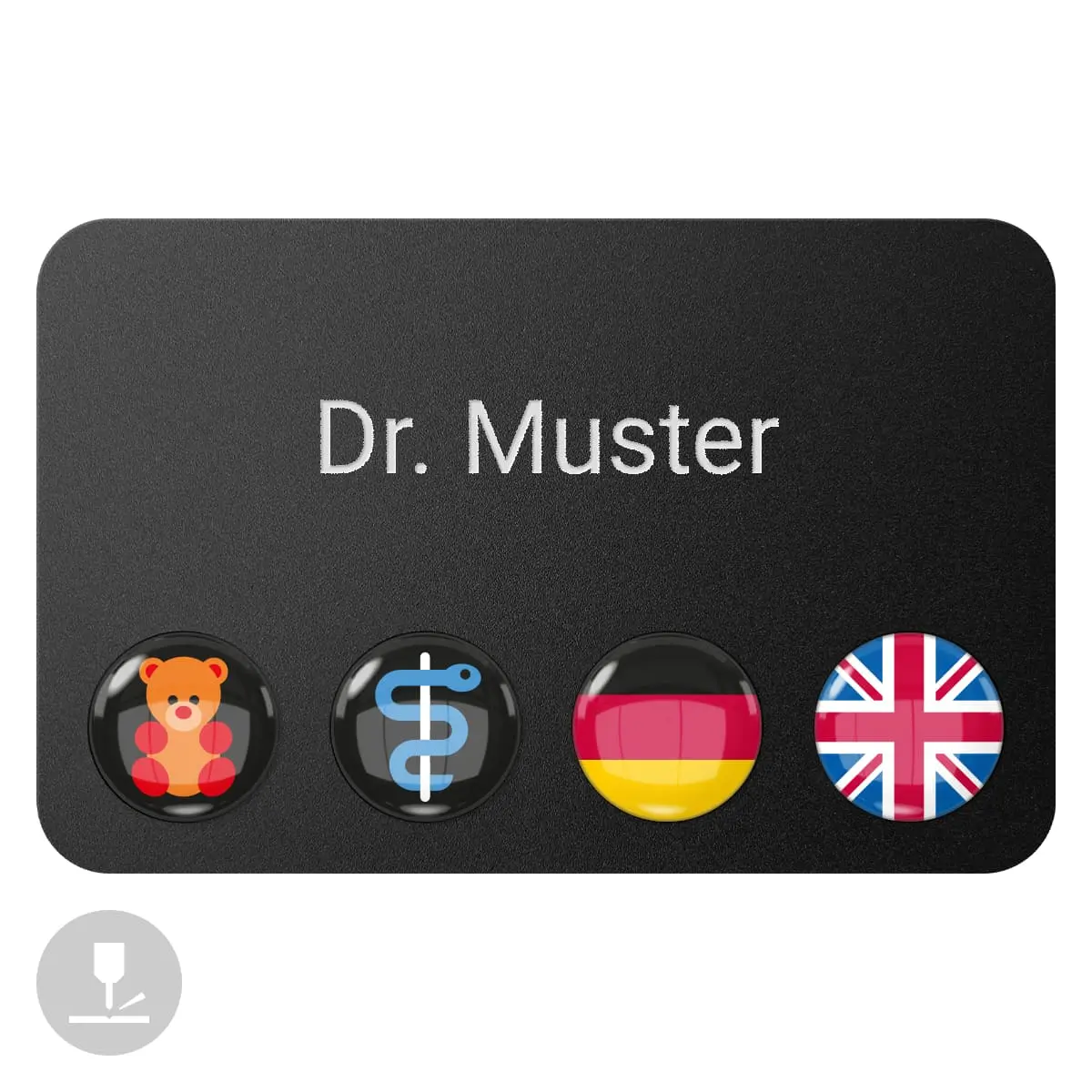 Badge porte-nom magnétique « DocTag » Badge porte-nom magnétique « DocTag »