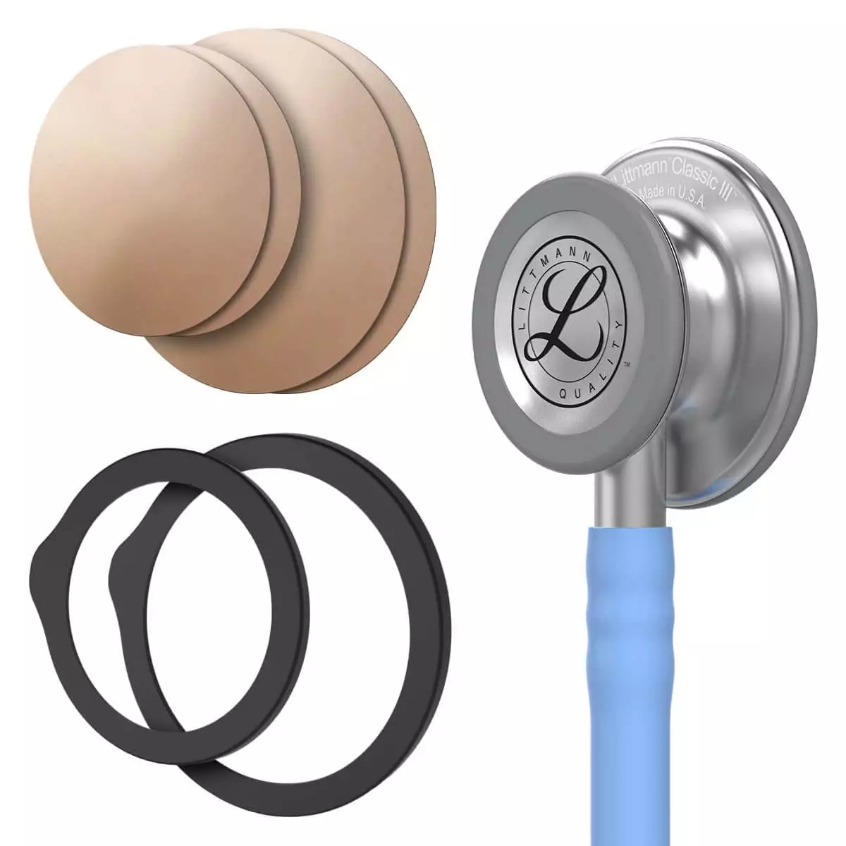 Kit économique : Stéthoscope Littmann® Classic III™ + Membrane en cuivre « Drums » Kit économique : Stéthoscope Littmann® Classic III™ + Membrane en cuivre « Drums »