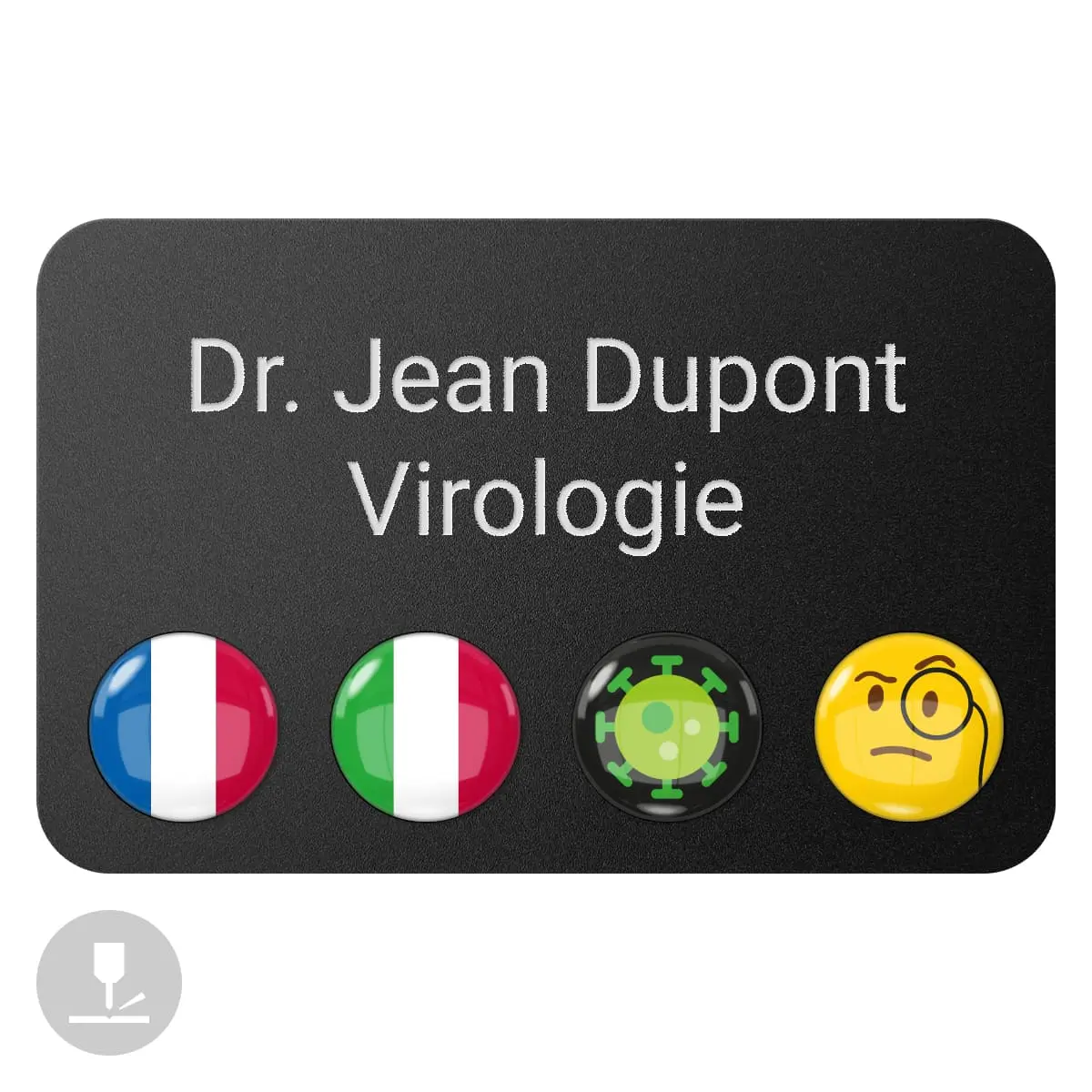 Badge porte-nom magnétique « DocTag » Badge porte-nom magnétique « DocTag »