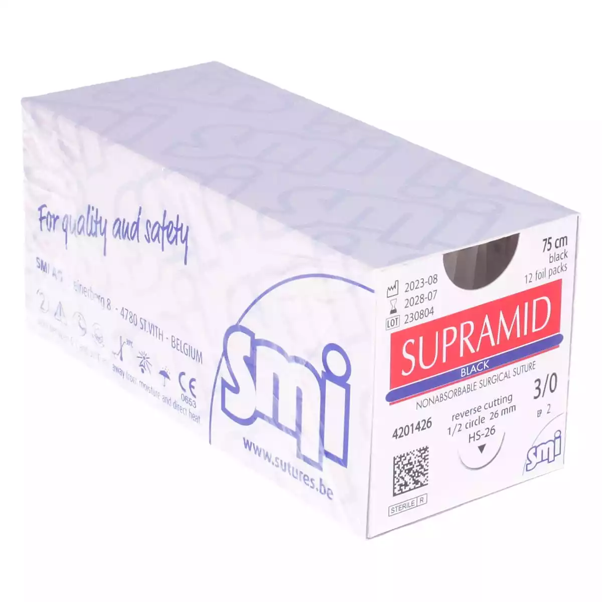  Matériel de suture Supramid Black