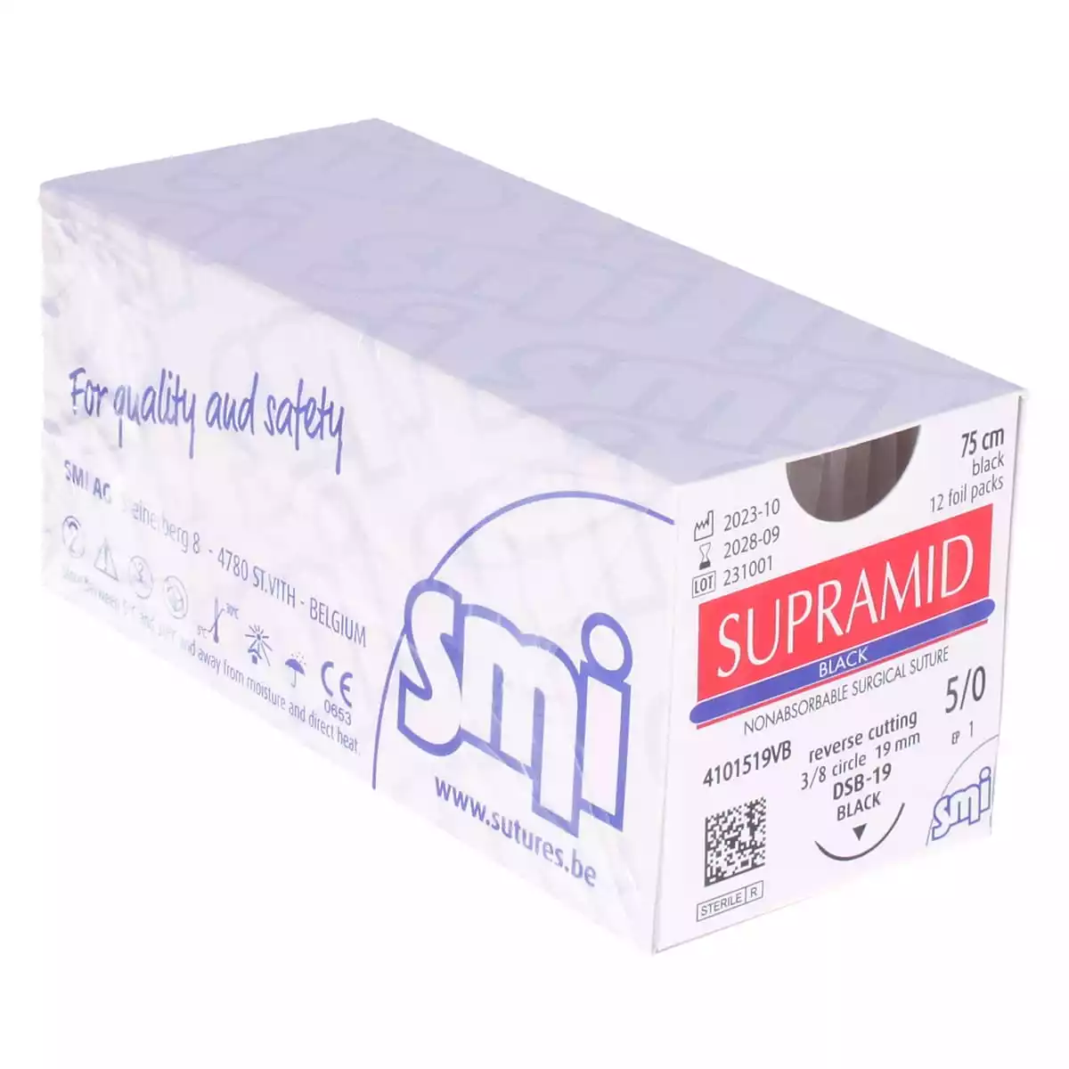  Matériel de suture Supramid Black