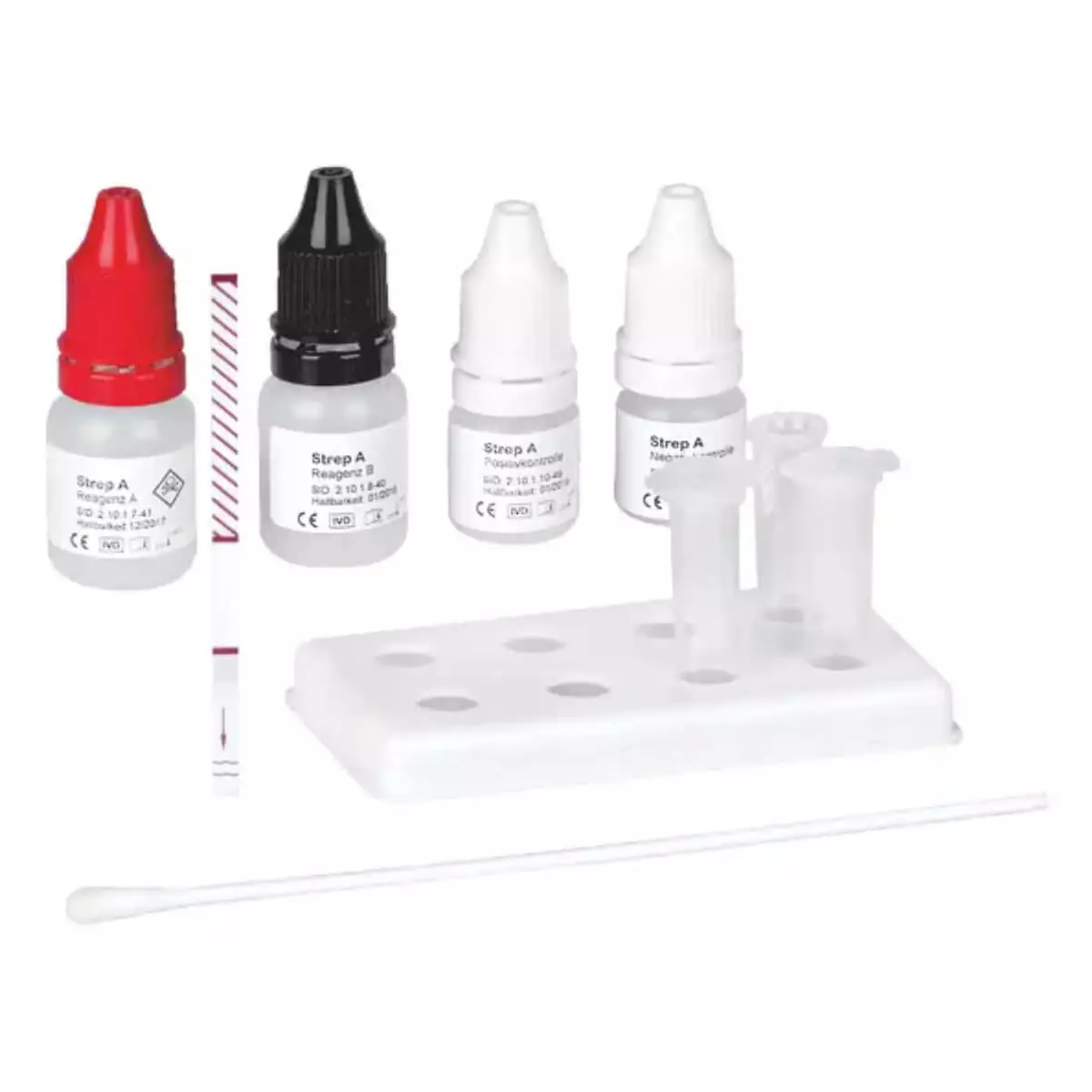  Cleartest Strep A - Bandelettes de test pour frottis de gorge