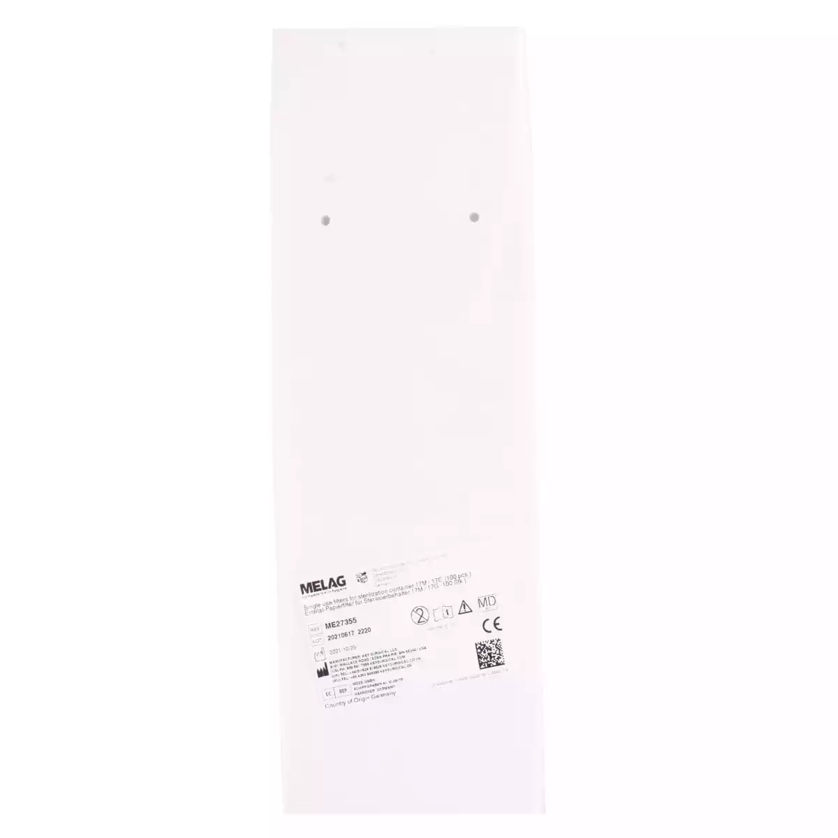  Filtre papier à usage unique