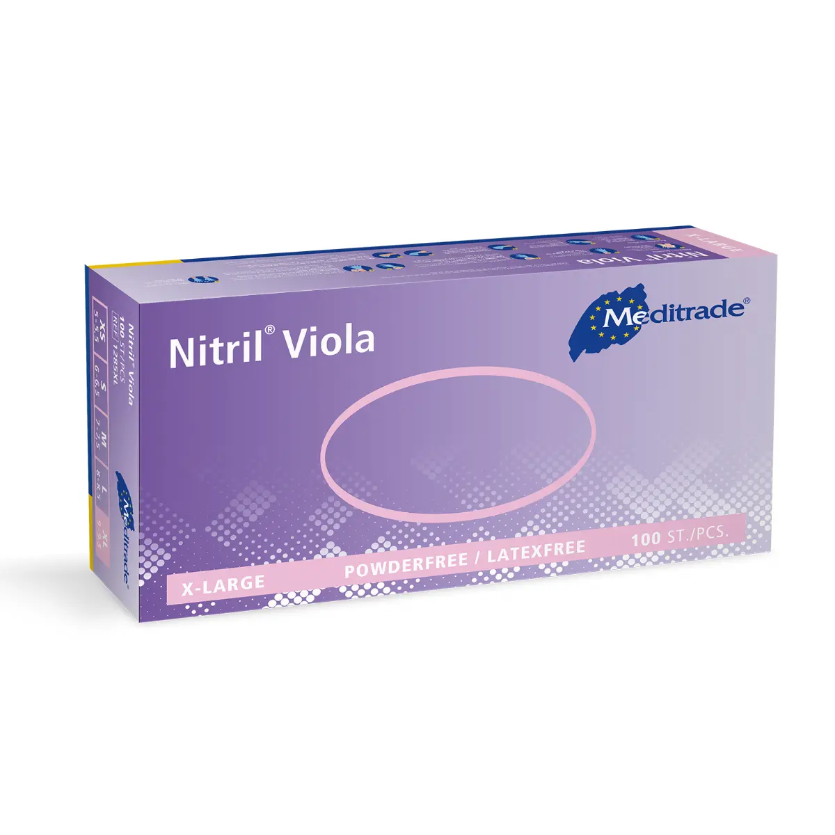  Gants d'examen Nitril Viola