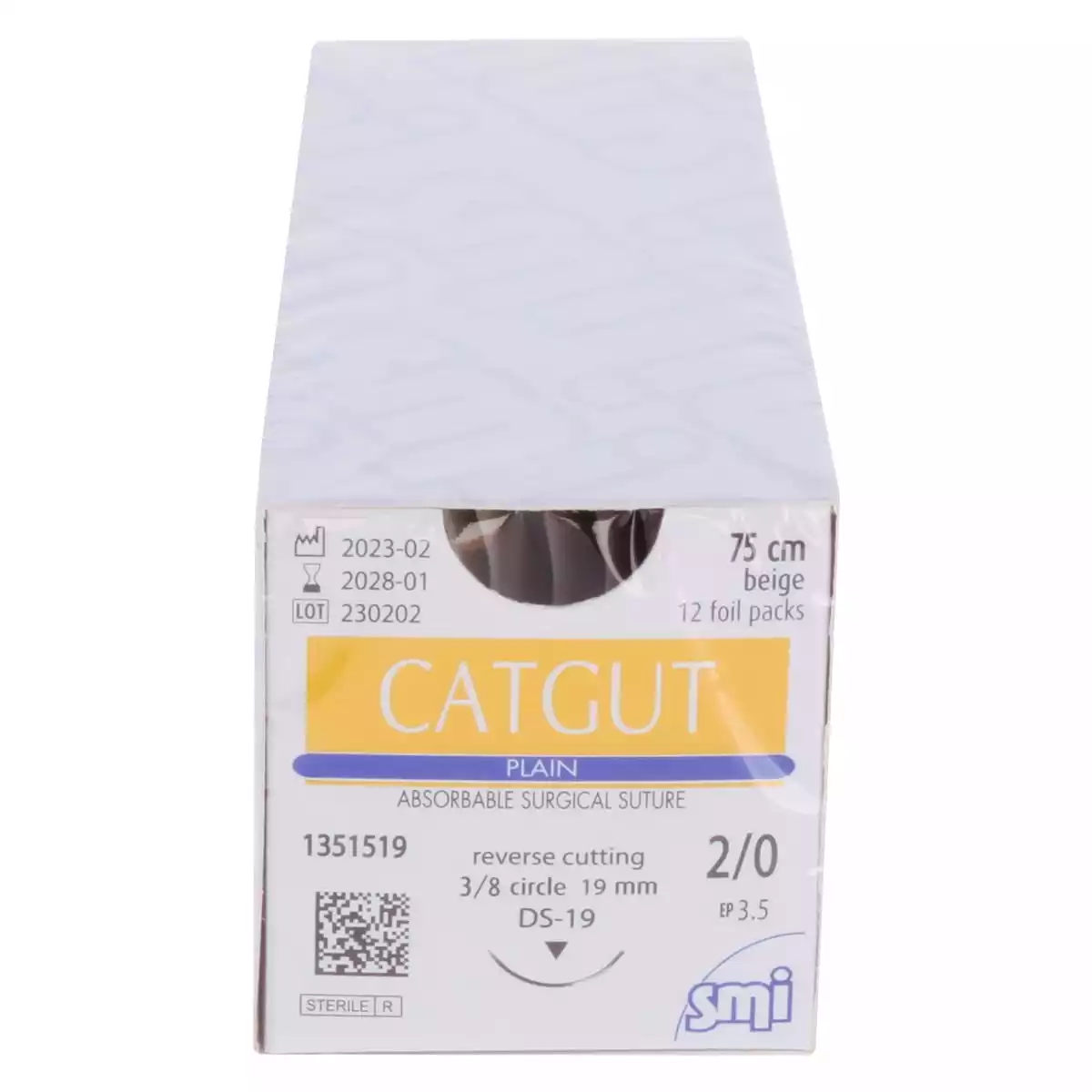 Fil de suture Catgut Plain pour chirurgie vétérinaire Fil de suture Catgut Plain pour chirurgie vétérinaire