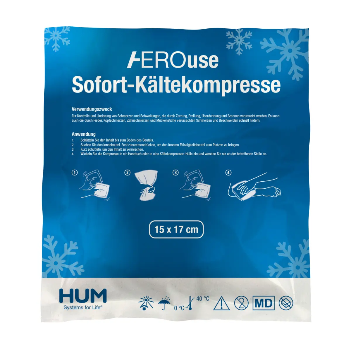  Compresse de froid instantané AEROuse