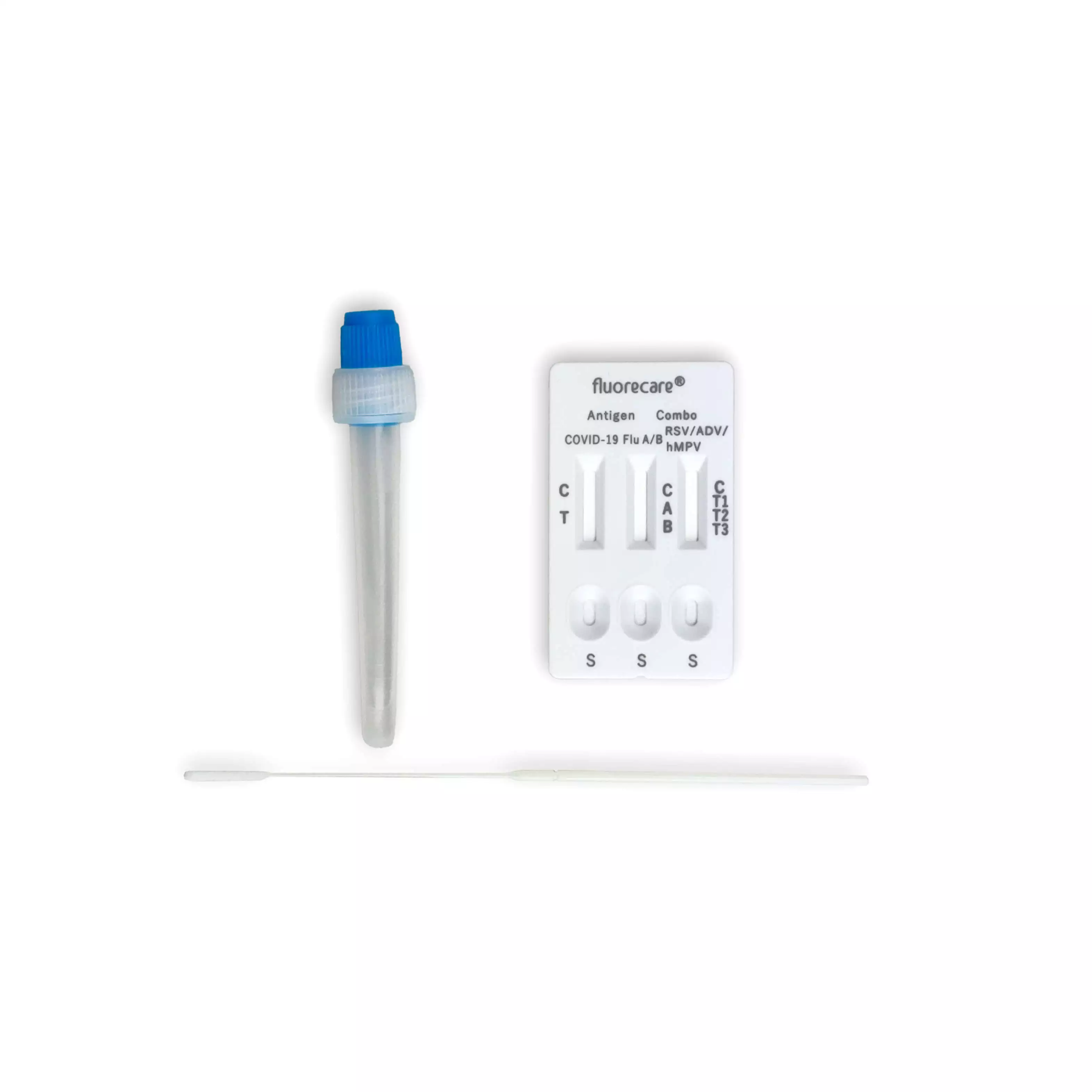  Tests rapides professionnels 6 en 1 - SARS-CoV-2, grippe A/B, VRS, ADV, MPVh