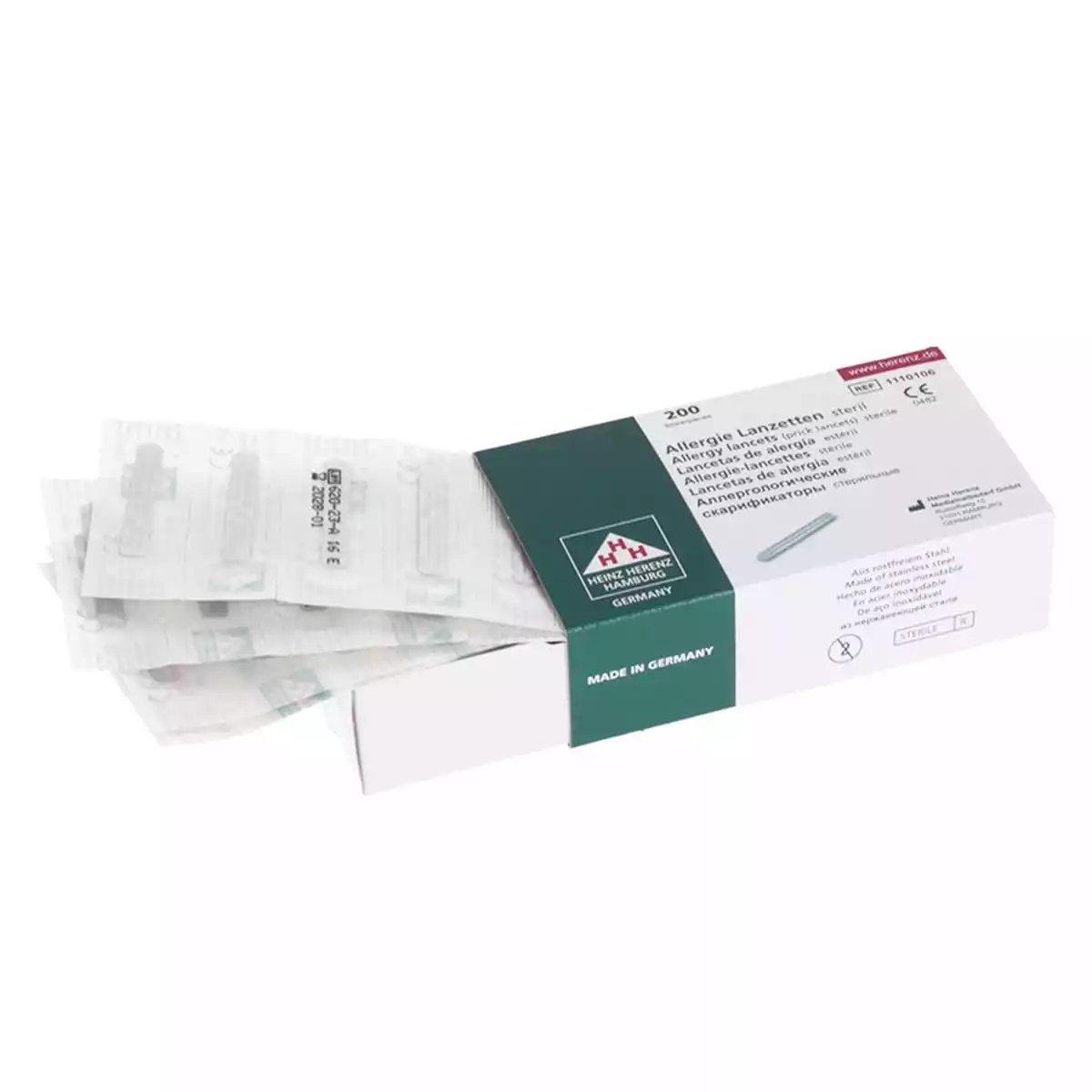  Lancettes à Prick Test Mizollen